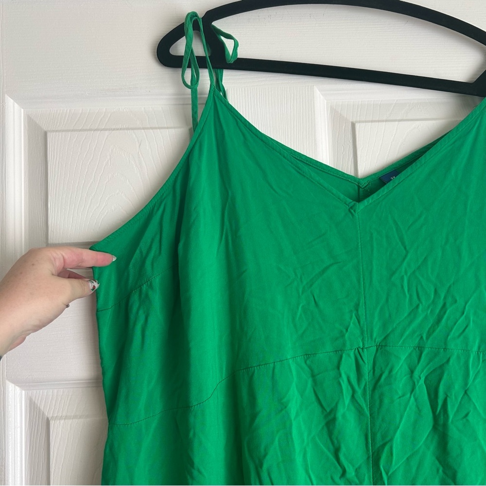Old navy Sleeveless Wide-Leg Jumpsuit green size 3x - Picture 4 of 5